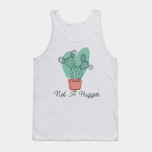 Abstract Cute Cactus Not A Hugger Tank Top